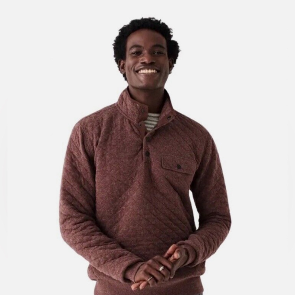 FAHERTY Men’s Epic Quilted Fleece Pullover